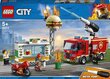 60214 LEGO® City Fire Burgerikohviku tulekahju kustutamine цена и информация | Klotsid ja konstruktorid | kaup24.ee