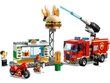60214 LEGO® City Fire Burgerikohviku tulekahju kustutamine hind ja info | Klotsid ja konstruktorid | kaup24.ee
