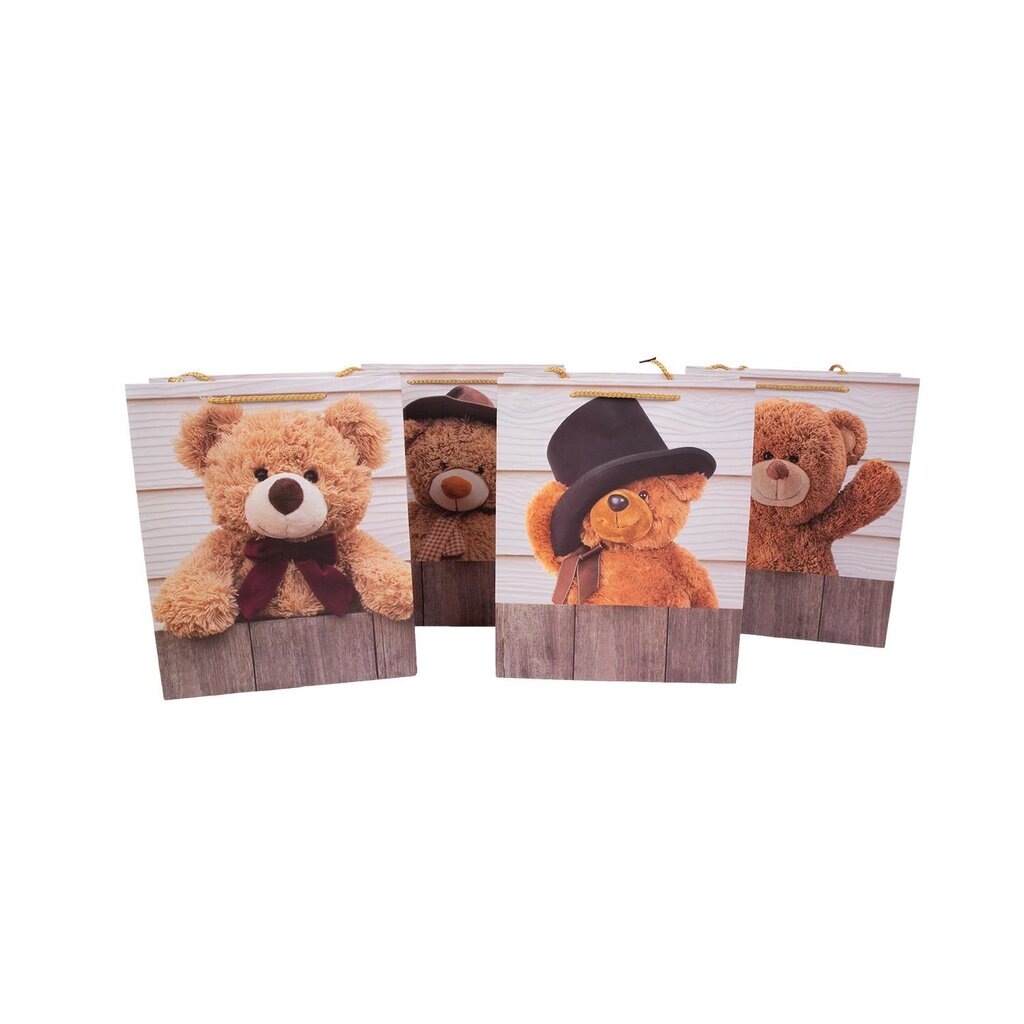 Kinkekott Teddy, 18x23x10cm, mix hind ja info | Kingituste pakendid | kaup24.ee