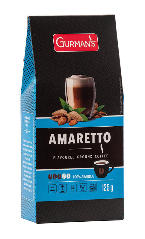 Gurman‘s Amaretto maitseline kohv, 125 g цена и информация | Kohv, kakao | kaup24.ee