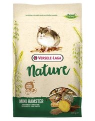 Versele Laga miniatuursete hamstrite täistoit Mini Hamster Nature, 0,4 kg hind ja info | Toit väikeloomadele | kaup24.ee