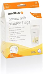 Piima säilituskotid Medela, 180 ml, 50 tk. hind ja info | Medela Beebikaubad | kaup24.ee