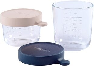 Beaba klaaspurkide komplekt, 150/250 ml hind ja info | Toidu säilitusnõud | kaup24.ee