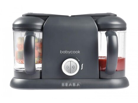 Blender/auruti 4 in1 Beaba Babycook Plus, tumehall hind ja info | Beebitoidu valmistajad | kaup24.ee