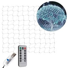 LED valguskardin, 160 LED, USB, külm valge цена и информация | Гирлянды | kaup24.ee