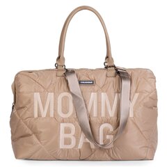 Сумка для мамы Childhome MOMMY BAG, Стеганая бежевая цена и информация | Аксессуары для колясок | kaup24.ee