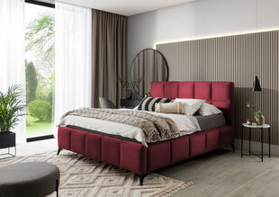 Кровать  Mist, 140х200 см, красная цена и информация | Кровати | kaup24.ee