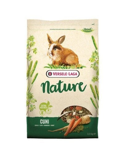 Versele Laga küüliku täistoit Cuni Nature, 2,3 kg цена и информация | Toit närilistele | kaup24.ee