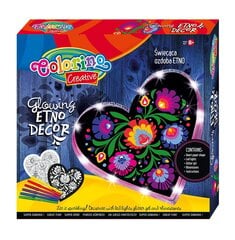 Helendav dekoratsioonide komplekt Colorino Creative ETNO hind ja info | Arendavad mänguasjad | kaup24.ee