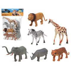 Набор диких животных, 6 шт. цена и информация | Игрушки для мальчиков | kaup24.ee
