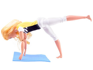 Võimlemise treening jooga fitness nukk 30 cm hind ja info | Tüdrukute mänguasjad | kaup24.ee