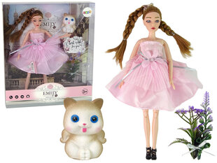 Nukk Emily lilla lilledega hind ja info | Tüdrukute mänguasjad | kaup24.ee