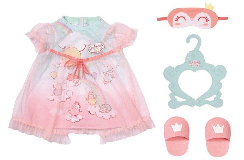Nukuriiete komplekt Baby Annabell SweetDreams Gown, 43cm hind ja info | Tüdrukute mänguasjad | kaup24.ee