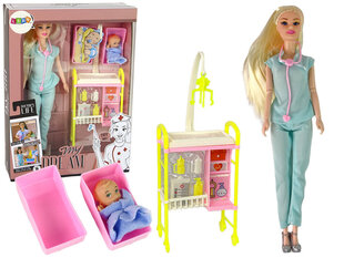 Nukudoktori komplekt, roheline hind ja info | Tüdrukute mänguasjad | kaup24.ee