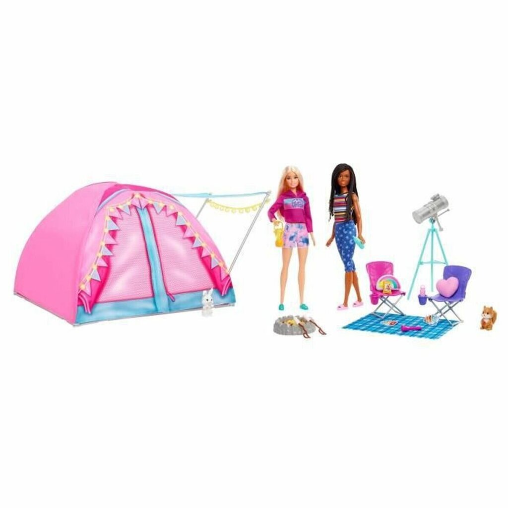 Barbie nukk aksessuaaridega Playset Barbie Camping цена и информация | Tüdrukute mänguasjad | kaup24.ee