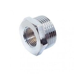 Üleminek 3/4" x 1/2" VS kroom hind ja info | Torude ühendused, ventiilid | kaup24.ee