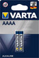 Patareid VARTA Professional Electronics AAAA, 2 tk hind ja info | Patareid | kaup24.ee