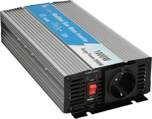 Pingemuundur Extralink 12V - 230V, 1000W цена и информация | Преобразователи, инверторы | kaup24.ee