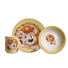 Набор детской посуды «Happy Zoo Leo» цена и информация | Посуда, тарелки, обеденные сервизы | kaup24.ee