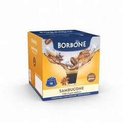 Кофейный напиток в капсулах Borbone Sambucone, 16 шт. цена и информация | Kohv, kakao | kaup24.ee