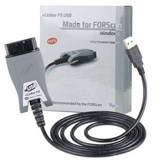 Vgate vLinker FS USB FORScan Ford FEPS MS CAN MIC3322 цена и информация | Дополнительные принадлежности | kaup24.ee