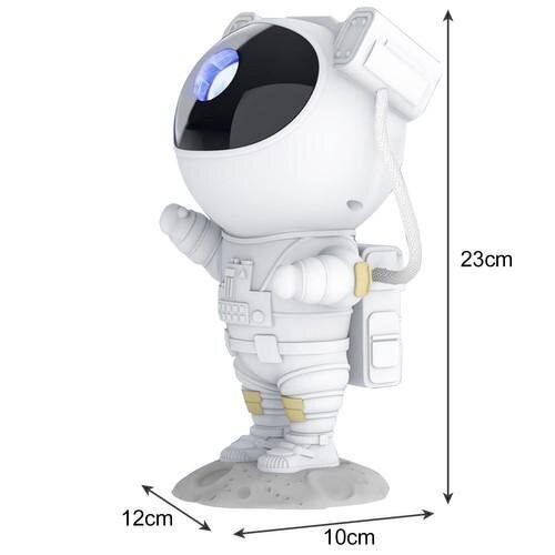 Öölamp projektoriga LED Astronaut Izoxis hind ja info | Lastetoa valgustid | kaup24.ee