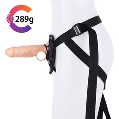 Dildo Strap On, valge hind ja info | BDSM ja fetish | kaup24.ee