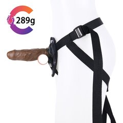 Dildo Strap On, pruun hind ja info | BDSM ja fetish | kaup24.ee