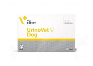 Toidulisand koertele Vet Expert Urinovet Dog, 30 tab цена и информация | Пищевые добавки и анти-паразитные товары | kaup24.ee