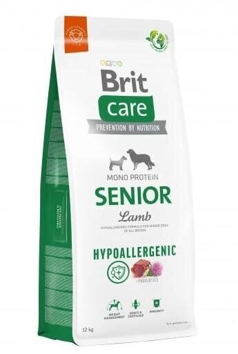 Brit Care HP Senior Lamb&Rice vanematele koertele, 12 kg hind ja info | Kuivtoit koertele | kaup24.ee