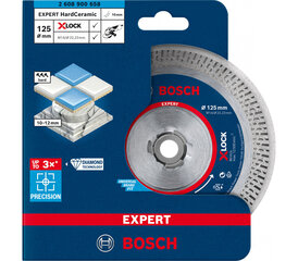 Teemantlõikeketas Bosch X-Lock, 1 tk. hind ja info | Käsitööriistad | kaup24.ee