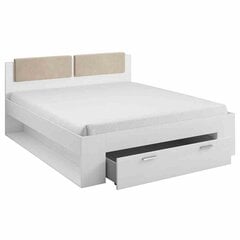 Кровать Hakano Oratorio, 180х200 см, белого цвета цена и информация | Кровати | kaup24.ee