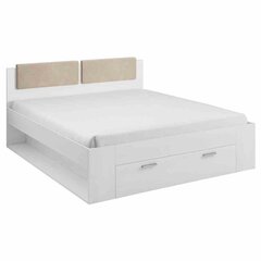 Кровать Hakano Oratorio, 180х200 см, белого цвета цена и информация | Кровати | kaup24.ee