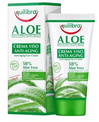 Vananemisvastane näokreem aloe vera ekstraktiga Equilibra Aloe Bellezza Naturale 50 ml hind ja info | Näokreemid | kaup24.ee