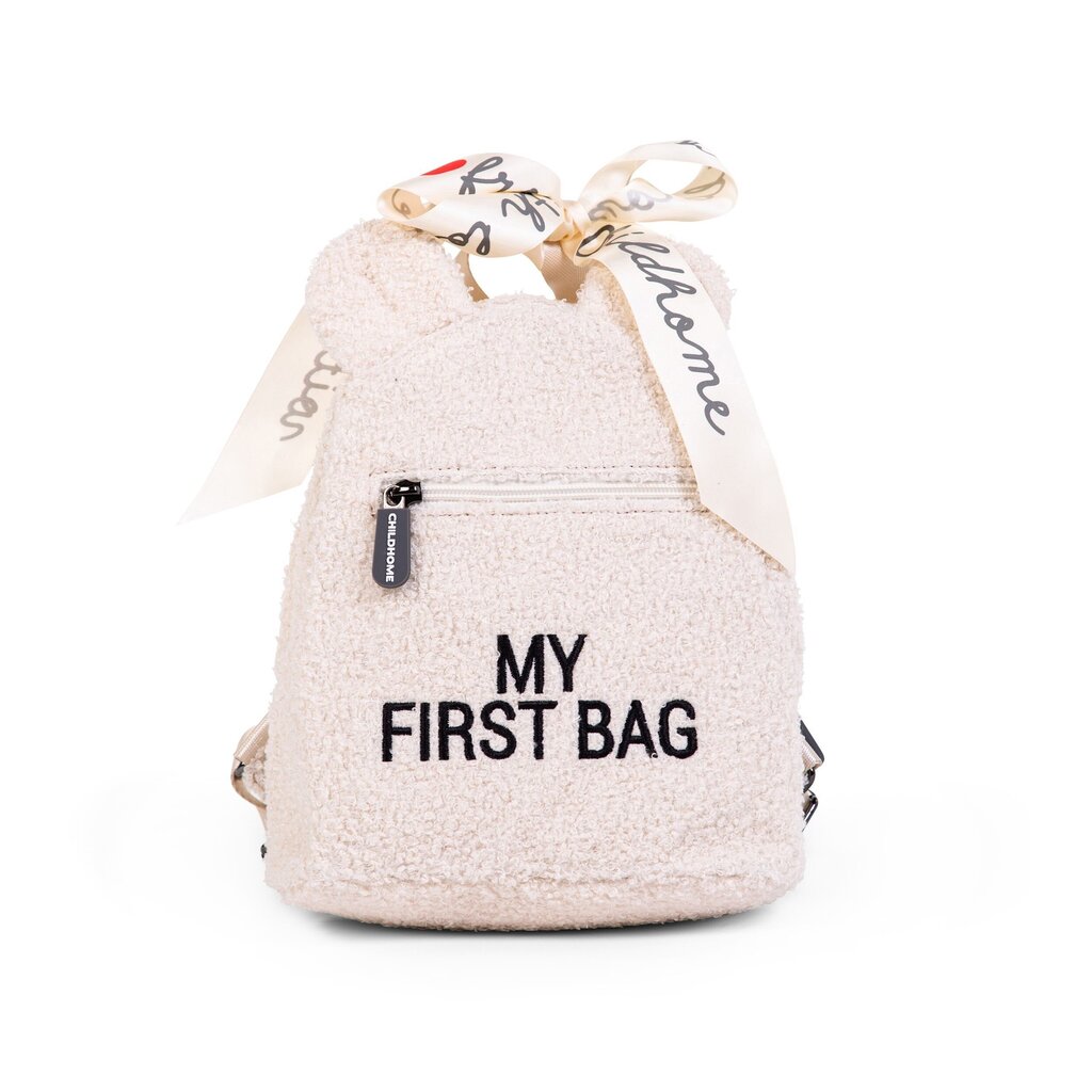 Laste seljakott Childhome My first bag, Teddy off white цена и информация | Spordikotid, seljakotid | kaup24.ee