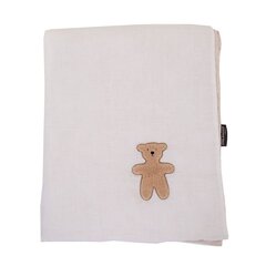 Плед Childhome Teddy из муслина и джерси, 100 x 80 см цена и информация | Покрывала, пледы | kaup24.ee