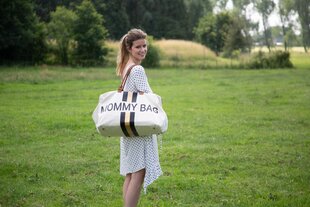 Сумка для мамы Childhome MOMMY BAG, Черная с золотым цена и информация | Аксессуары для колясок | kaup24.ee