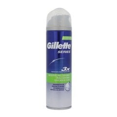 Habemeajamismisvaht tundlikule nahale Gillette Series Sensitive 250 ml цена и информация | Средства для бритья | kaup24.ee