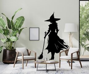 Злая ведьма Силуэт наклейка на Хэллоуин, 160 х 110 см цена и информация | Декоративные наклейки | kaup24.ee