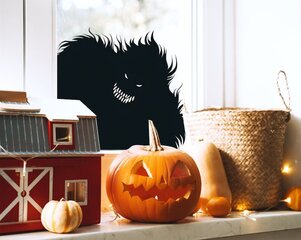 Наклейка на окно с монстром на Хэллоуин, 100 x 100 см цена и информация | Декоративные наклейки | kaup24.ee