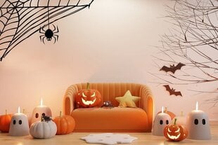 Halloweeni Ämblikuvõrgu Aknakleebis - Nurgaklaasi Kleebis - 40 x 27 cm hind ja info | Seinakleebised | kaup24.ee