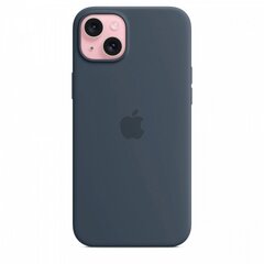 Apple iPhone 15 Plus Silicone Case with MagSafe - Storm Blue MT123ZM/A цена и информация | Чехлы для телефонов | kaup24.ee