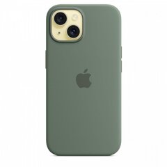 Apple iPhone 15 Silicone Case with MagSafe - Cypress MT0X3ZM/A цена и информация | Чехлы для телефонов | kaup24.ee