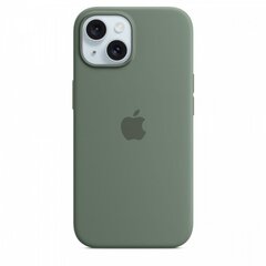 Apple iPhone 15 Silicone Case with MagSafe - Cypress MT0X3ZM/A цена и информация | Чехлы для телефонов | kaup24.ee