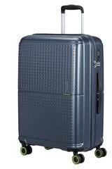 American Tourister большой чемодан Geopop Spinner L 77 см, синий цена и информация | Чемоданы, дорожные сумки | kaup24.ee