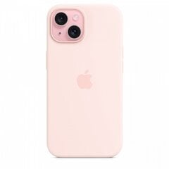 Apple iPhone 15 Silicone Case with MagSafe - Light Pink MT0U3ZM/A цена и информация | Чехлы для телефонов | kaup24.ee