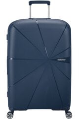 American Tourister средний чемодан  Starvibe Spinner Navy M 67 см, цена и информация | Чемоданы, дорожные сумки | kaup24.ee