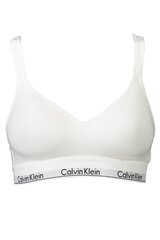 Спортивный бюстгальтер для женщин Calvin Klein, белый цена и информация | Спортивная одежда для женщин | kaup24.ee