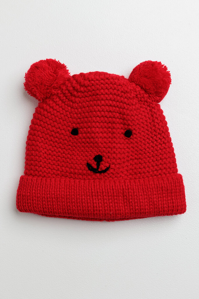 Müts lastele Snowflake karu, punane hind ja info | Tüdrukute mütsid, sallid, kindad | kaup24.ee