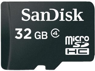 SanDisk Micro SD + Adapter 32 GB цена и информация | Карты памяти | kaup24.ee